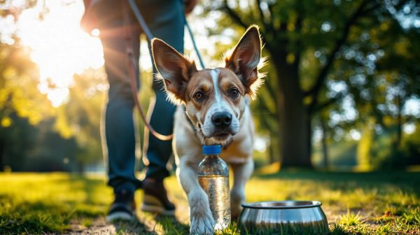 10 astuces pour garder votre chien hydraté lors des sorties