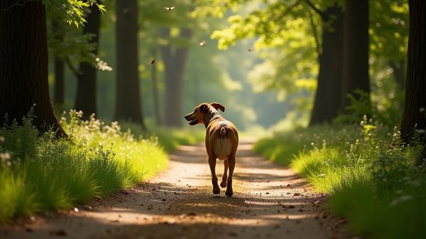 Ne laissez pas votre chien sans eau pendant les balades